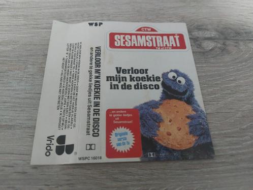 SESAMSTRAAT - VERLOOR M'N KOEKIE IN DE DISCO (CASSETTEBANDJE, Cd's en Dvd's, Cassettebandjes, Zo goed als nieuw, Origineel, Kinderen en Jeugd
