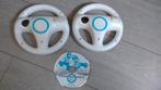 Mario kart Nintendo Wii met 2 stuurtjes, Racen en Vliegen, Ophalen of Verzenden, Zo goed als nieuw, 3 spelers of meer