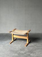Vintage Mid century Ingmar Reilling ottoman, Huis en Inrichting, Ophalen, Minder dan 50 cm, Rond, Zo goed als nieuw