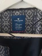 Tom Tailor jasje, blauw/ wit. 1 keer gedragen. Maat 44, Ophalen of Verzenden, Zo goed als nieuw
