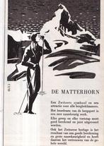 Retro reclame 1953 Roamer horloge Matterhorn symbool, Ophalen of Verzenden
