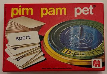 Vintage spel Pim Pam Pet Vraag- en antwoordspel Jumbo beschikbaar voor biedingen