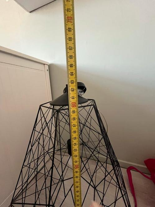 Diamant Hanglamp Zwart Metaal, Huis en Inrichting, Lampen | Hanglampen, Zo goed als nieuw, 75 cm of meer, Metaal, Ophalen of Verzenden