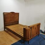Antiek Frans tweepersoonsbed, Art Deco, Brocante bed. 031908, Huis en Inrichting, Slaapkamer | Bedden, Ophalen of Verzenden