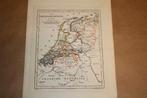 Antieke kaart - Bataafsche Republiek in 1801 - Witkamp - 187, Gelezen, Ophalen of Verzenden, Landkaart, 1800 tot 2000