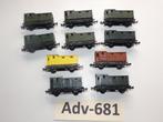 Adv-681 N Spoor Begeleiding Wagons 13254 Minitrix, Gebruikt, Gelijkstroom, Trix, Wagon