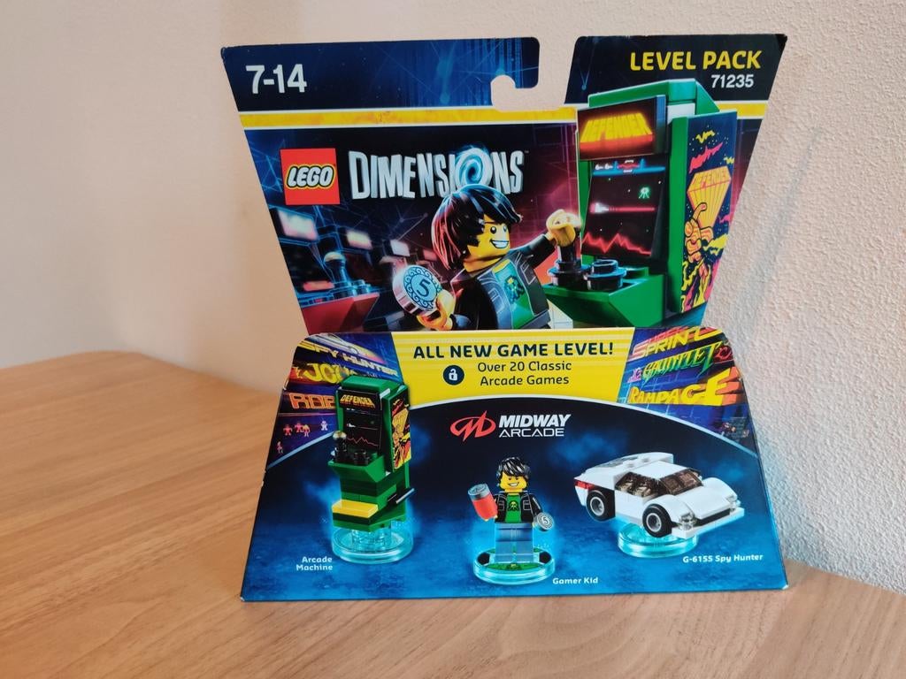 Lego Dimensions Midway Arcade Level Pack - Met Doos, Avontuur en Actie, 2 spelers, Ophalen of Verzenden, Zo goed als nieuw