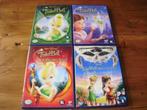Tinkerbell / DVD / 4 stuks / Disney / Tinkerbel, Alle leeftijden, Ophalen of Verzenden, Gebruikt