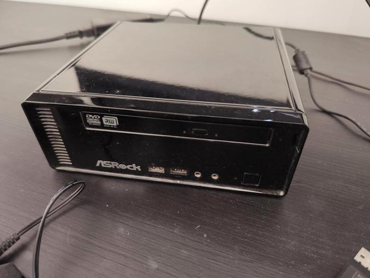 Asrock ION 3D Mini PC, Computers en Software, Desktop Pc's, Gebruikt, Minder dan 2 Ghz, HDD, Minder dan 4 GB, Met videokaart, Ophalen of Verzenden