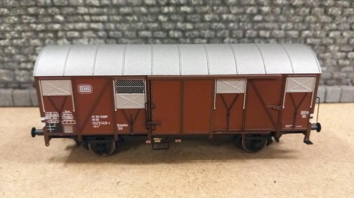 Exact-Train 20986 DB gesloten goederenwagen Grs 212 EUROP, Hobby en Vrije tijd, Modeltreinen | H0, Nieuw, Wagon, Gelijkstroom