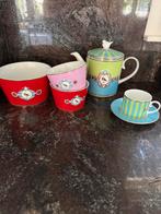 Loving birds pip studio theepot kop en schotel schalen, Huis en Inrichting, Keuken | Servies, Ophalen, Zo goed als nieuw, Overige stijlen