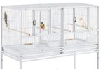 Witte vogel kooi kan in 2 delen voor kweek etc 90cm lang, Dieren en Toebehoren, Vogels | Hokken en Kooien, Ophalen, Nieuw, Metaal