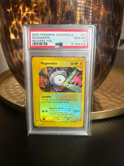 Magnemite 91/147, Hobby en Vrije tijd, Verzamelkaartspellen | Pokémon, Zo goed als nieuw, Losse kaart, Ophalen of Verzenden