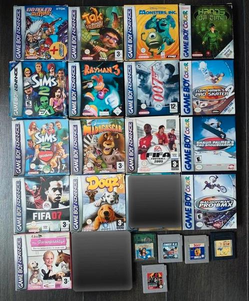 Grote Game Boy (Advance & Color) spellenbundel – 25 stuks, Spelcomputers en Games, Games | Nintendo Game Boy, Zo goed als nieuw