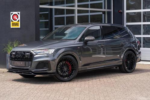 Audi Q7 60 TFSI e quattro Comp. Carbon RS stoelen Massage B&, Auto's, Audi, Bedrijf, Te koop, Q7, 360° camera, 4x4, ABS, Achteruitrijcamera
