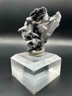 Calciet cluster met felle UV-fluorescentie – Inner Mongolië, Ophalen of Verzenden, Mineraal