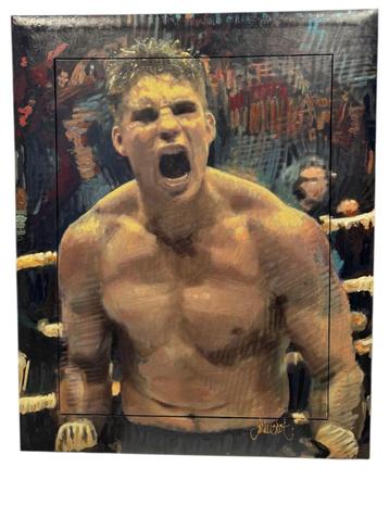 Rico Verhoeven olieverf op doek van Peter Donkersloot beschikbaar voor biedingen