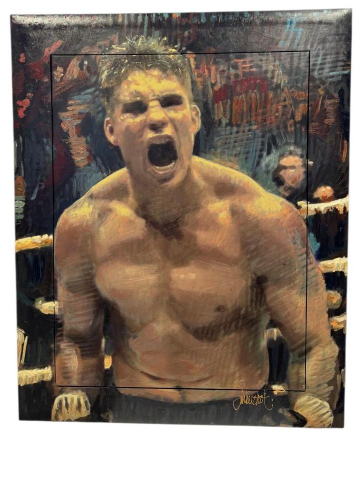 Rico Verhoeven olieverf op doek van Peter Donkersloot, Antiek en Kunst, Kunst | Schilderijen | Klassiek, Ophalen