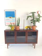 Vintage deense vitrinekast | keukenkast vitrine, Huis en Inrichting, Kasten | Vitrinekasten, -, -, -, 25 tot 50 cm