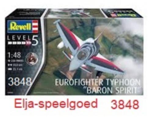 Revell 3848 Eurofighter Typhoon 1:48 modelbouw vliegtuig, Hobby en Vrije tijd, Modelbouw | Vliegtuigen en Helikopters, Nieuw, Vliegtuig