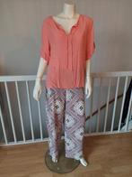 Zalmroze blouse top maat 46 zo goed als nieuw MS mode, Maat 46/48 (XL) of groter, Ophalen of Verzenden, Zo goed als nieuw, MS Mode