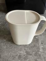 Tupperware Schenkkan 1250 ml, Ophalen of Verzenden, Gebruikt, Wit, Beker of Kan