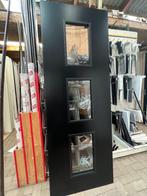 83x231,5cm Binnendeur opdek L zwart incl glas CD2, Ophalen, Cando, 80 tot 100 cm, Binnendeur