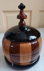 Willem III houten tabakspot met verschilende houtsoorten, Antiek en Kunst, Ophalen of Verzenden