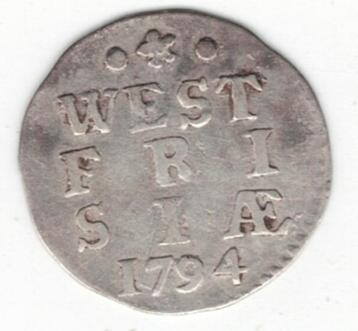 25-2173 West Friesland 2 stuiver 1794 beschikbaar voor biedingen
