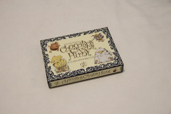 Chocobo Crystal Hunt kaartspel, Hobby en Vrije tijd, Gezelschapsspellen | Kaartspellen, Zo goed als nieuw, Een of twee spelers