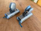 Lewmar genua sledes (2 stuks) 32mm NTR-rail, Watersport en Boten, Ophalen of Verzenden, Gebruikt, Dekbeslag, Zeilboot