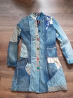 Desigual patchwork lange spijkerjas maat 38/40, Kleding | Dames, Jassen | Zomer, Maat 38/40 (M), Ophalen of Verzenden