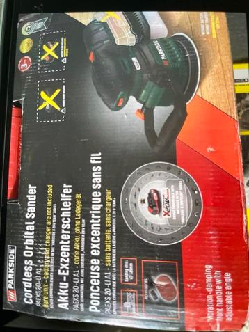 Parkside Accu Excentrische Schuurmachine - Nieuw! beschikbaar voor biedingen