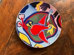 Decoratief Bord met Vogelmotief / Vuurvogel  Corneille, Antiek en Kunst, Ophalen of Verzenden