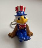 Vintage Sleutelhanger Sam the Eagle Mascotte OS 1984, Ophalen of Verzenden