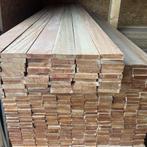 Merbau hardhouten Geschaafde/Gladde planken 18x90mm delen, Doe-het-zelf en Verbouw, Hout en Planken, Geïmpregneerd, Minder dan 25 mm