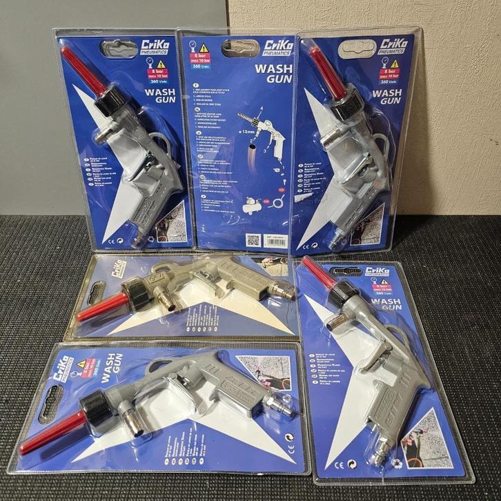 Wash-AirGun pistool max. 10Bar Nieuw va. €4,25, Tuin en Terras, Hogedrukreinigers, Nieuw, Met regelbare waterdruk, Met autostop en -start