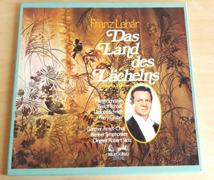 Das Land Des Lächelns - Rudolf Schock -zgan 2 Lp, Cd's en Dvd's, Vinyl | Klassiek, Zo goed als nieuw, Romantiek, Opera of Operette