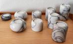 Marmeren waxinelichthouders, Huis en Inrichting, Woonaccessoires | Kandelaars en Kaarsen, Ophalen of Verzenden, Overige materialen