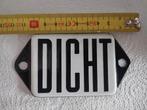 Emaille DICHT antiek, Ophalen of Verzenden