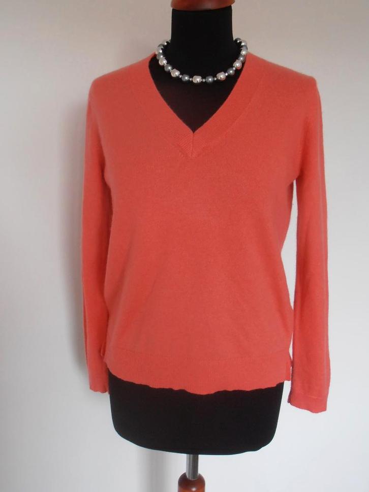 Franco Callegari - prachige oranje 100% cashmere trui - 38, Kleding | Dames, Truien en Vesten, Zo goed als nieuw, Maat 38/40 (M)