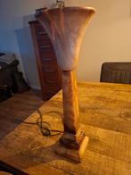 Te koop lamp marmer, Ophalen, Zo goed als nieuw, Overige materialen, 50 tot 75 cm
