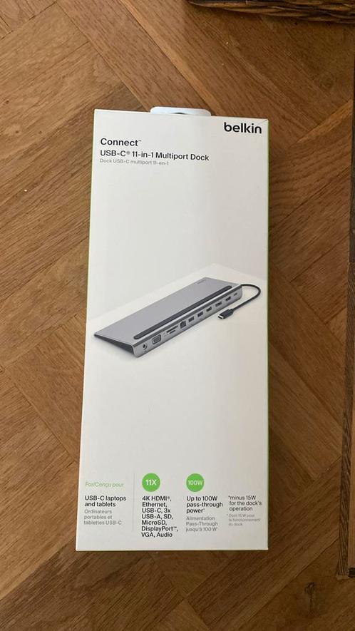 Belkin USB-C 11-in-1 Hub, Computers en Software, Netwerk switches, Nieuw, Ophalen of Verzenden