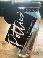 Pot met 'opkikker' kaartjes, Ophalen, Zo goed als nieuw