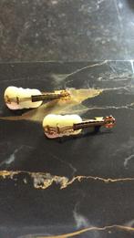 Antieke Parelmoer Speldjes Gitaar/Viool, Sieraden, Tassen en Uiterlijk, Ophalen of Verzenden, Overige materialen, Overige typen