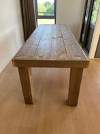 Eettafel steigerhout 240 cm, Huis en Inrichting, Ophalen, 200 cm of meer, 50 tot 100 cm, Zo goed als nieuw