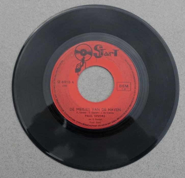 paul severs - de meisjes van de haven, Cd's en Dvd's, Vinyl Singles, Gebruikt, Single, Nederlandstalig, 7 inch, Ophalen of Verzenden