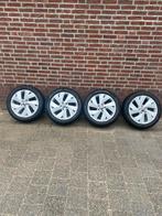 VW Golf Belmont Velgen met Winterbanden, Ophalen, Gebruikt, Banden en Velgen, 17 inch