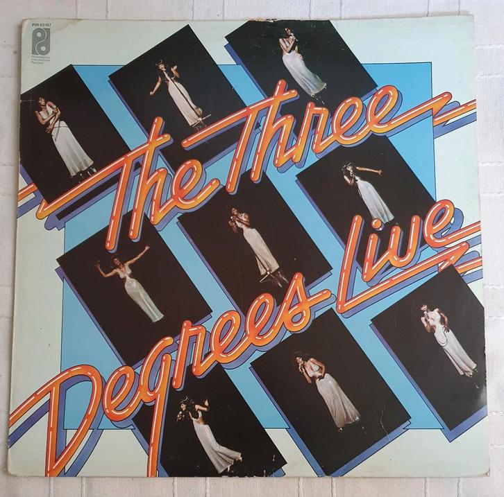 LP The Three degrees - The Three degrees live - 1975, Cd's en Dvd's, Vinyl | R&B en Soul, Zo goed als nieuw, Soul of Nu Soul, 1960 tot 1980