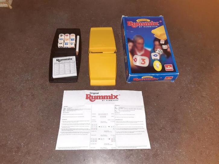 Rummix by rummikub reis editie uitmuntende staat, Hobby en Vrije tijd, Gezelschapsspellen | Bordspellen, Zo goed als nieuw, Ophalen of Verzenden